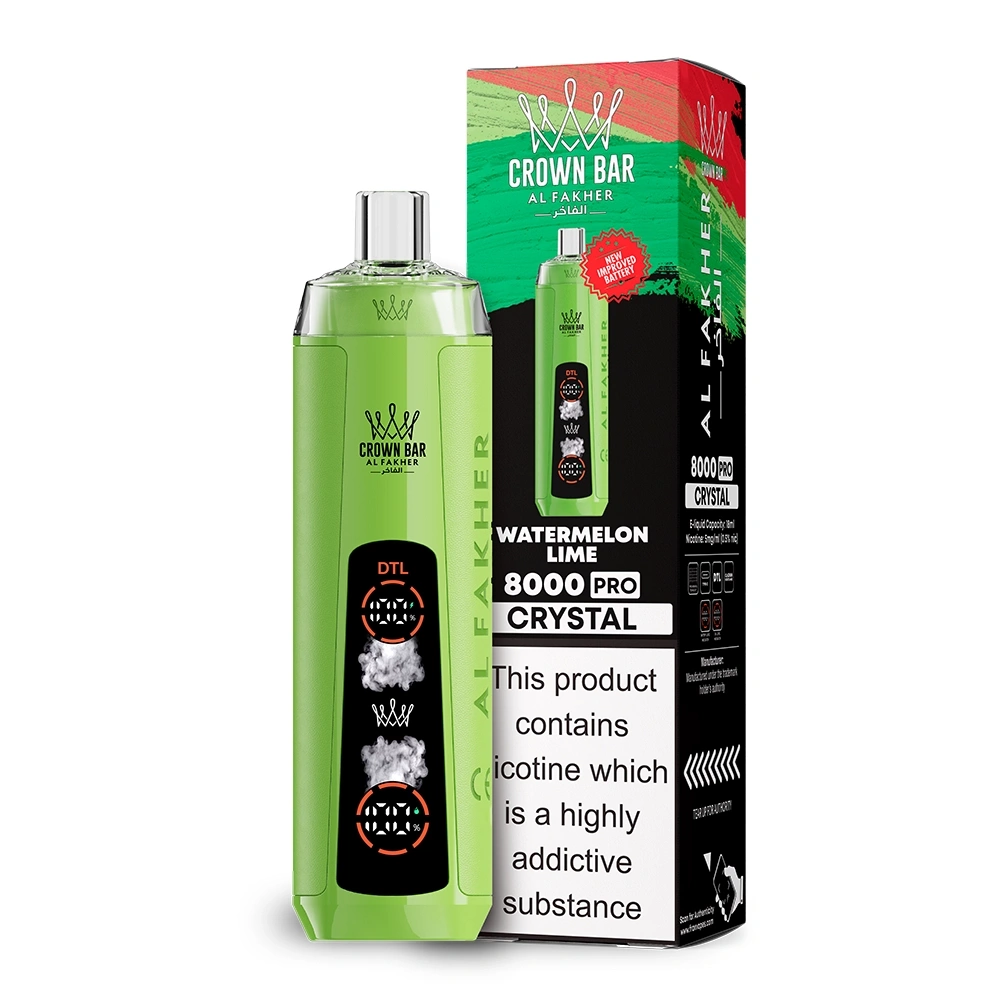 Al Fakher 8000 Pro Crystal DTL/MTL Dual Mode Disposable Vape 8k Puffs (CN Warehouse)