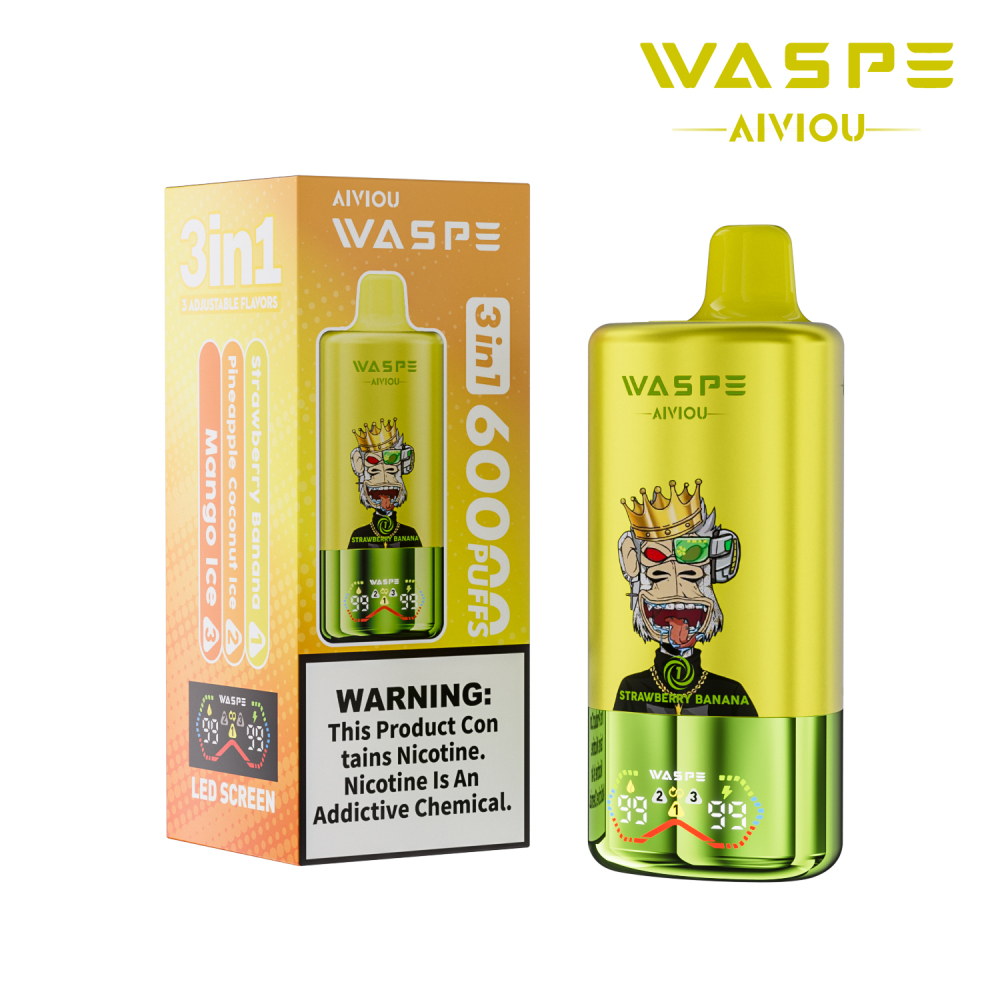Waspe Aiviou 3 in 1 Disposable Vape 60k puffs (CN Warehouse)