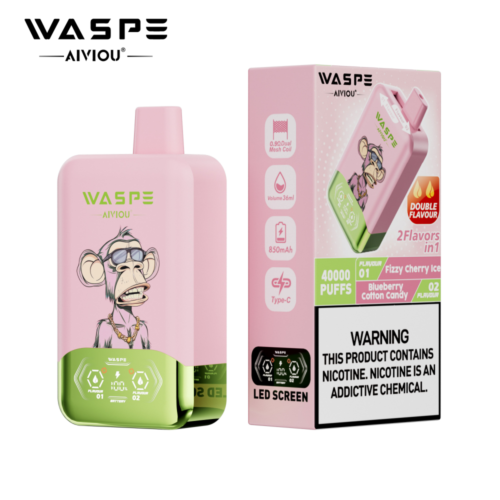 Waspe Aiviou 2 in 1 Disposable Vape 40k Puffs