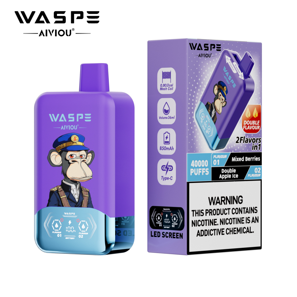 Waspe Aiviou 2 in 1 Disposable Vape 40k Puffs