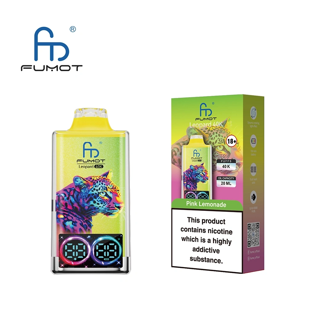 Fumot Leopard Disposable Vape 40k Puffs 0/20/30/50mg (CN Warehouse)