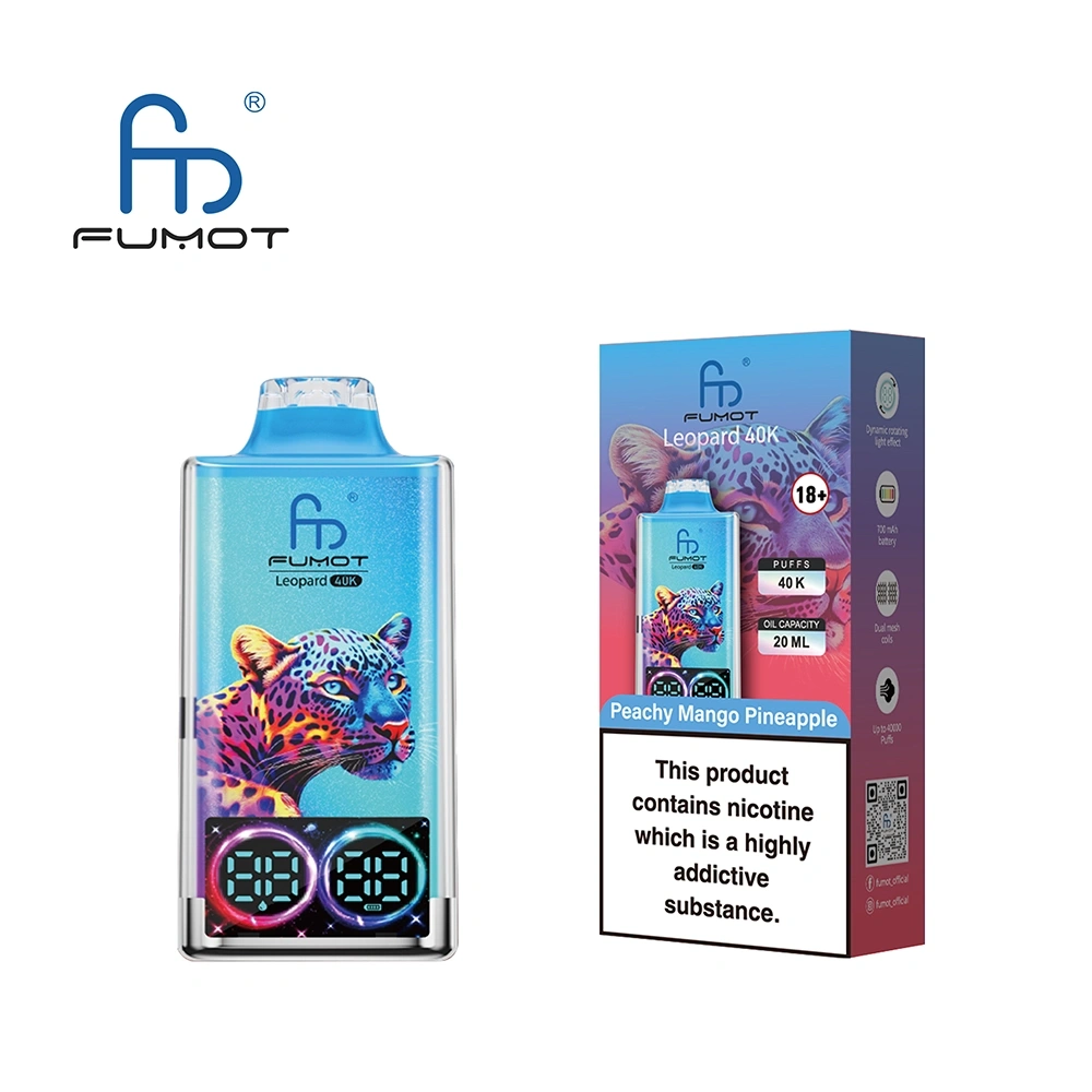 Fumot Leopard Disposable Vape 40k Puffs 0/20/30/50mg (CN Warehouse)