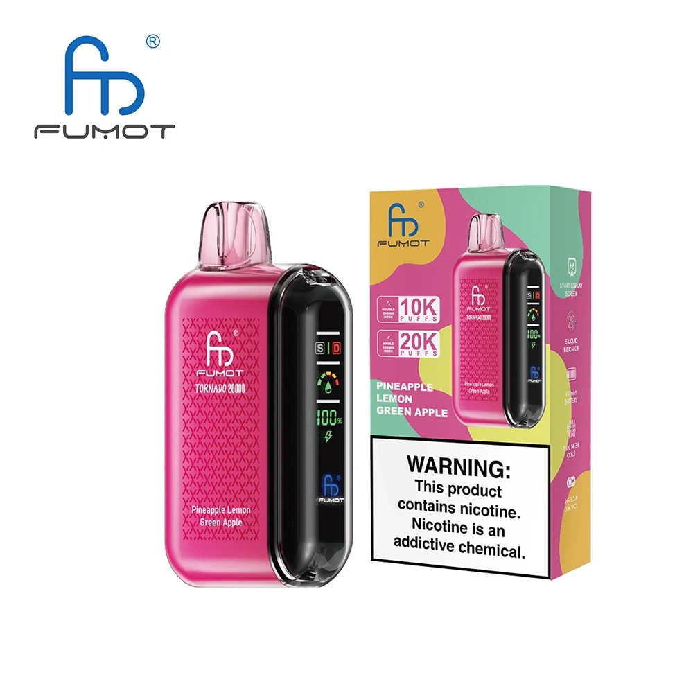 Fumot Tornado 20000 Disposable Vape 20k Puffs 0/20/30/50mg (CN Warehouse)