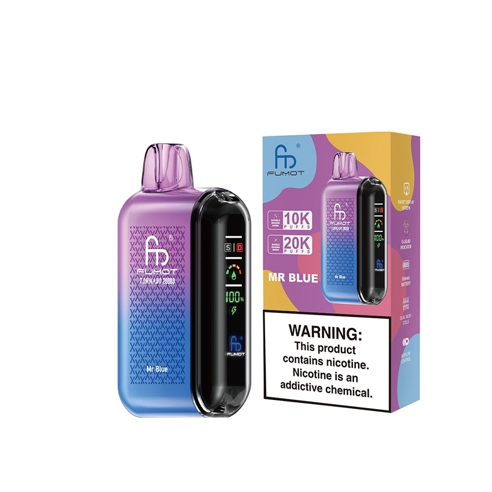 Fumot Tornado 20000 Disposable Vape 20k Puffs 0/20/30/50mg (CN Warehouse)