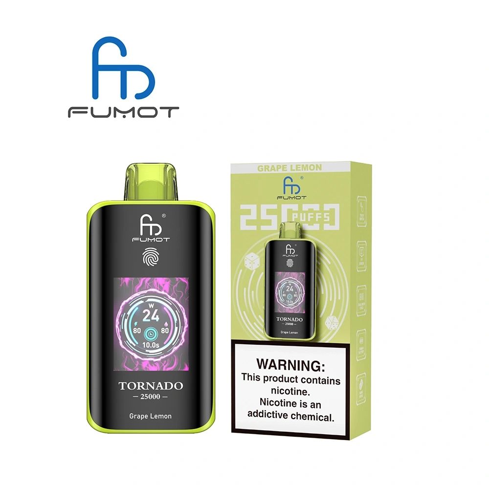Fumot Tornado 25000 Disposable Vape 25k Puffs 0/20/30/50mg (CN Warehouse)