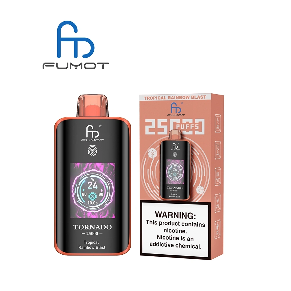 Fumot Tornado 25000 Disposable Vape 25k Puffs 0/20/30/50mg (CN Warehouse)