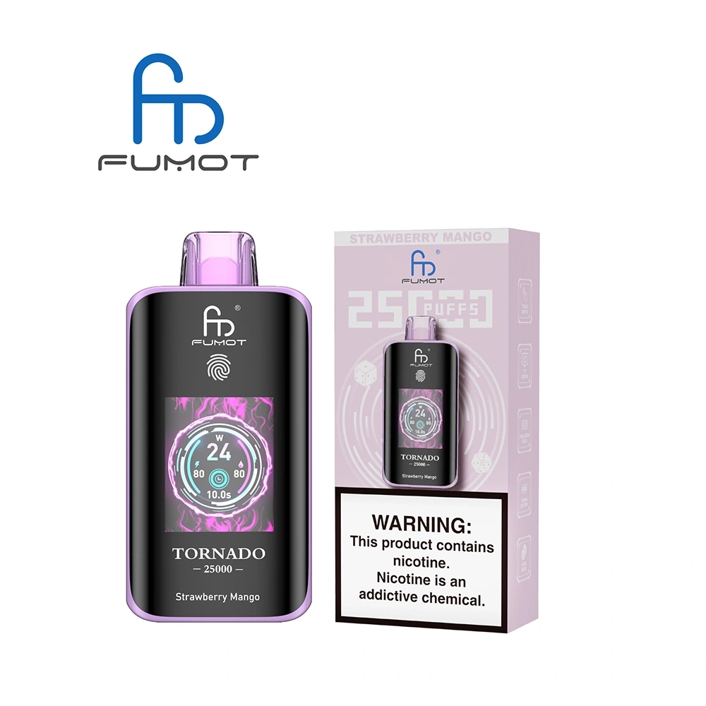 Fumot Tornado 25000 Disposable Vape 25k Puffs 0/20/30/50mg (CN Warehouse)