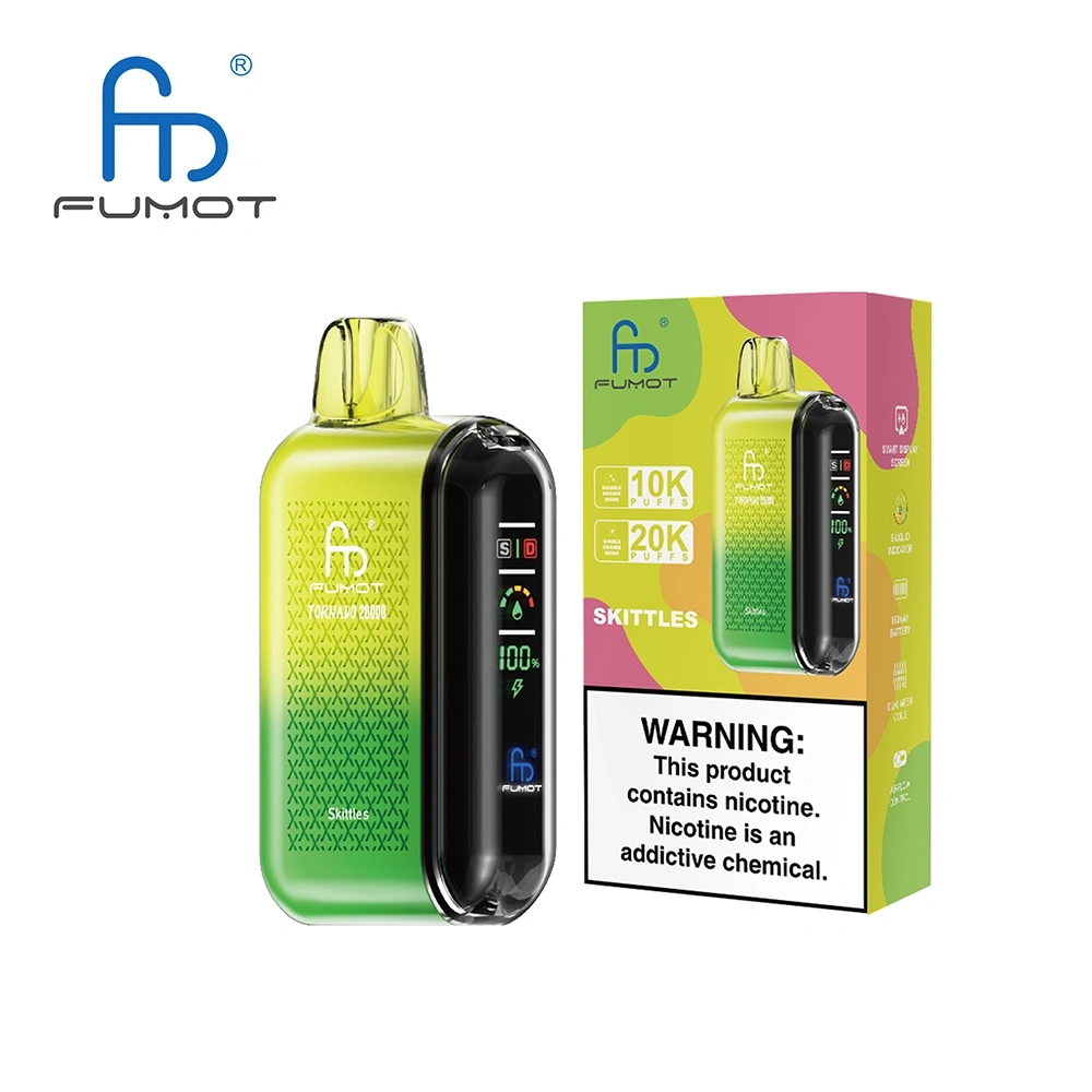 Fumot Tornado 20000 Disposable Vape 20k Puffs 0/20/30/50mg (CN Warehouse)