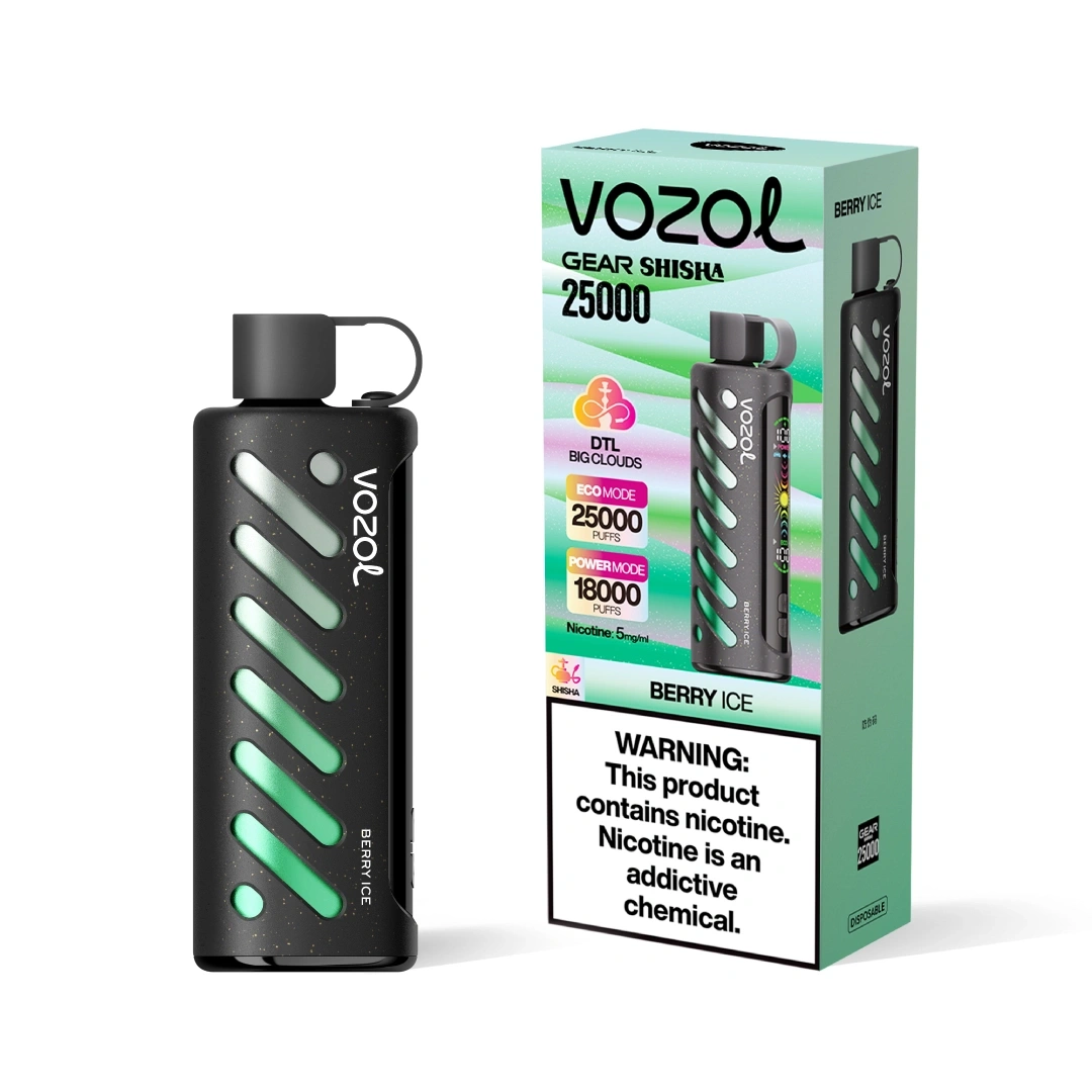 Vozol Gear DTL Shisha Disposable Vape 25k Puffs 5mg (CN Warehouse)
