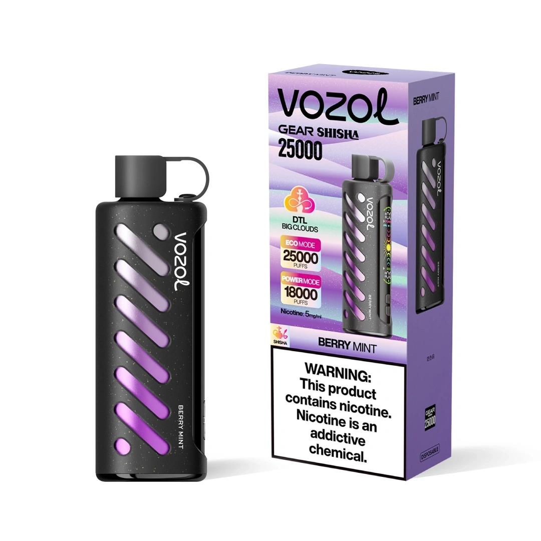 Vozol Gear DTL Shisha Disposable Vape 25k Puffs 5mg (CN Warehouse)