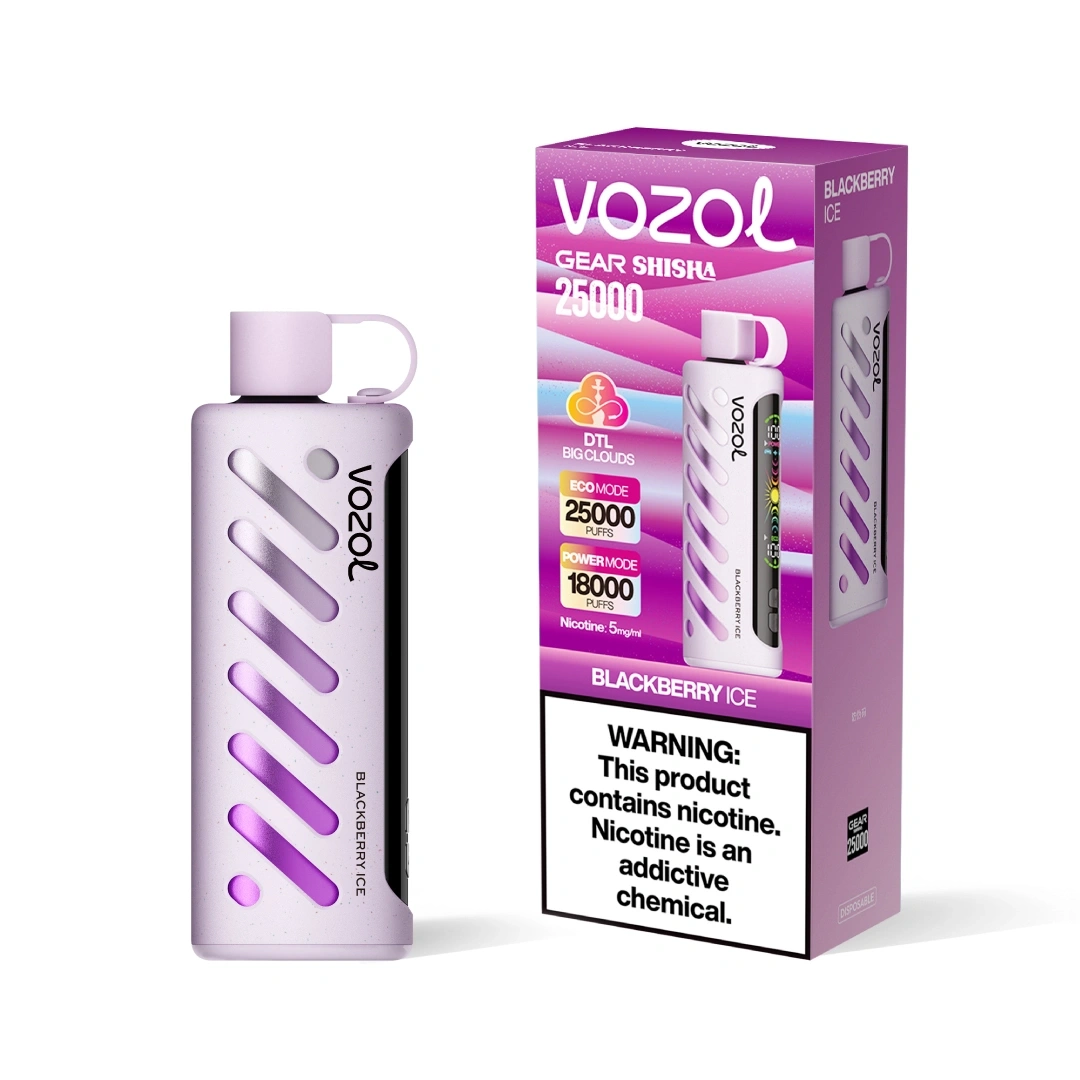 Vozol Gear DTL Shisha Disposable Vape 25k Puffs 5mg (CN Warehouse)