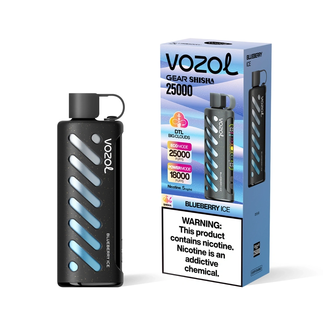 Vozol Gear DTL Shisha Disposable Vape 25k Puffs 5mg (CN Warehouse)