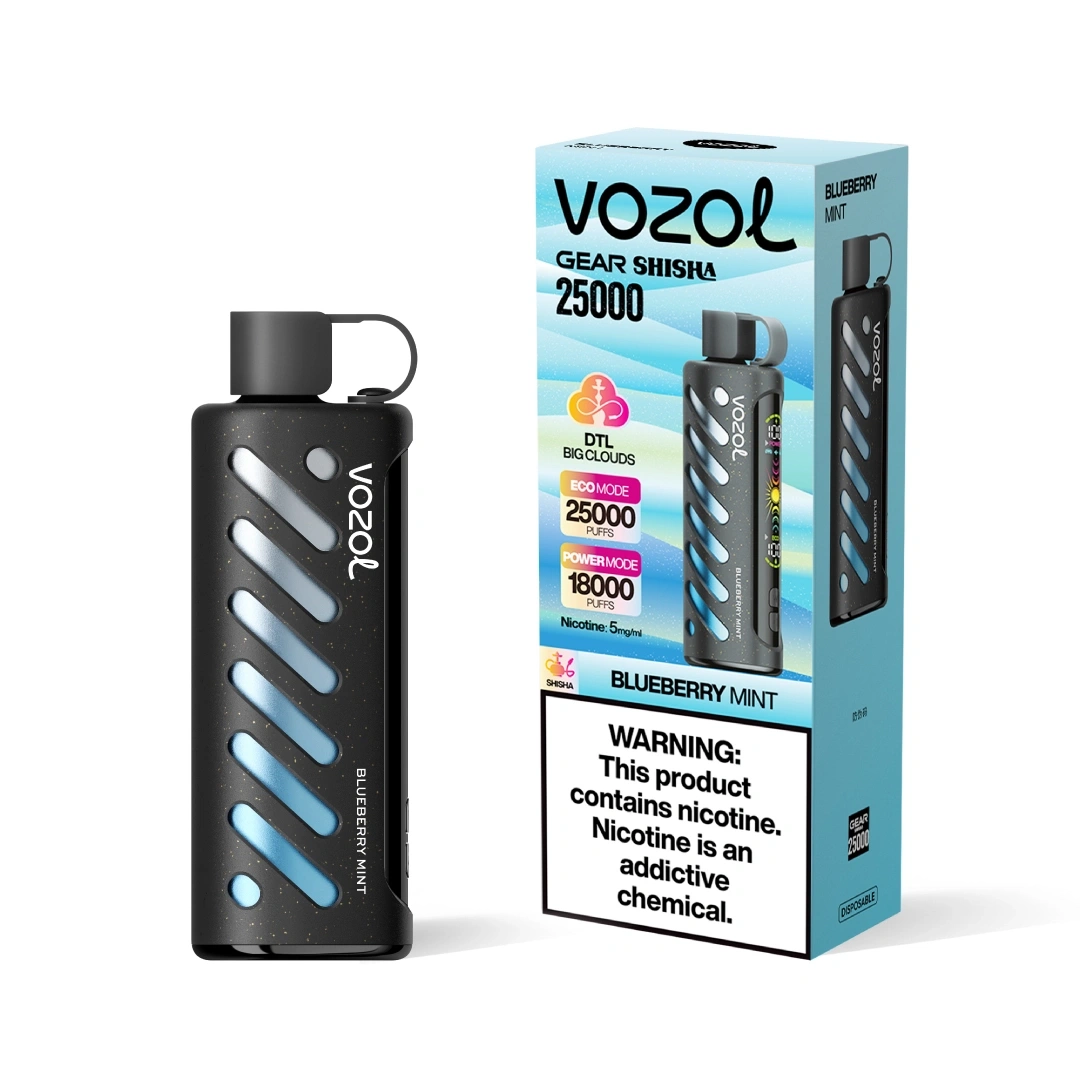 Vozol Gear DTL Shisha Disposable Vape 25k Puffs 5mg (CN Warehouse)