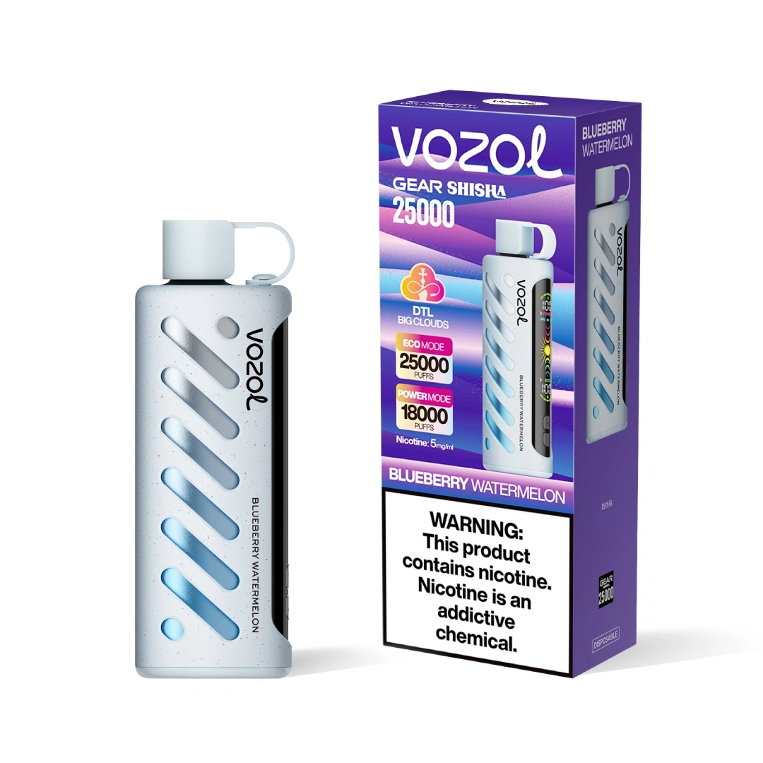 Vozol Gear DTL Shisha Disposable Vape 25k Puffs 5mg (CN Warehouse)