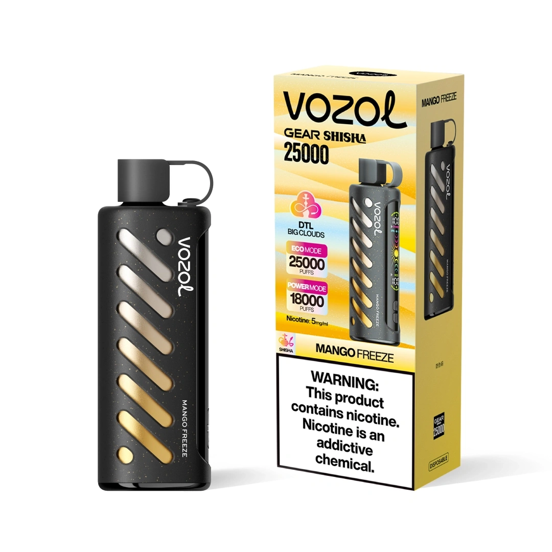 Vozol Gear Shisha 25k Puffs DTL Disposable Vape