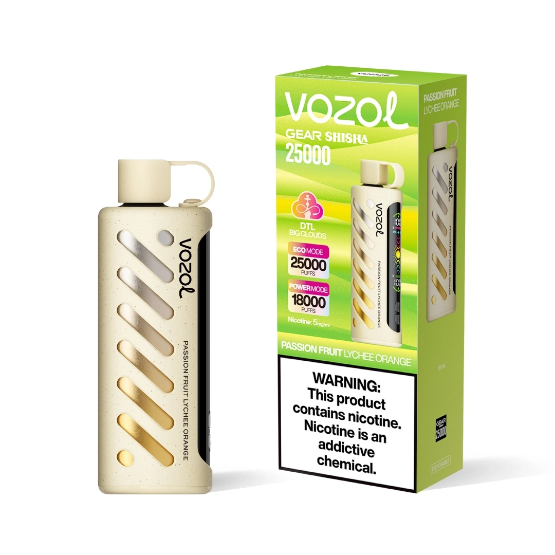 Vozol Gear Shisha 25k Puffs DTL Disposable Vape