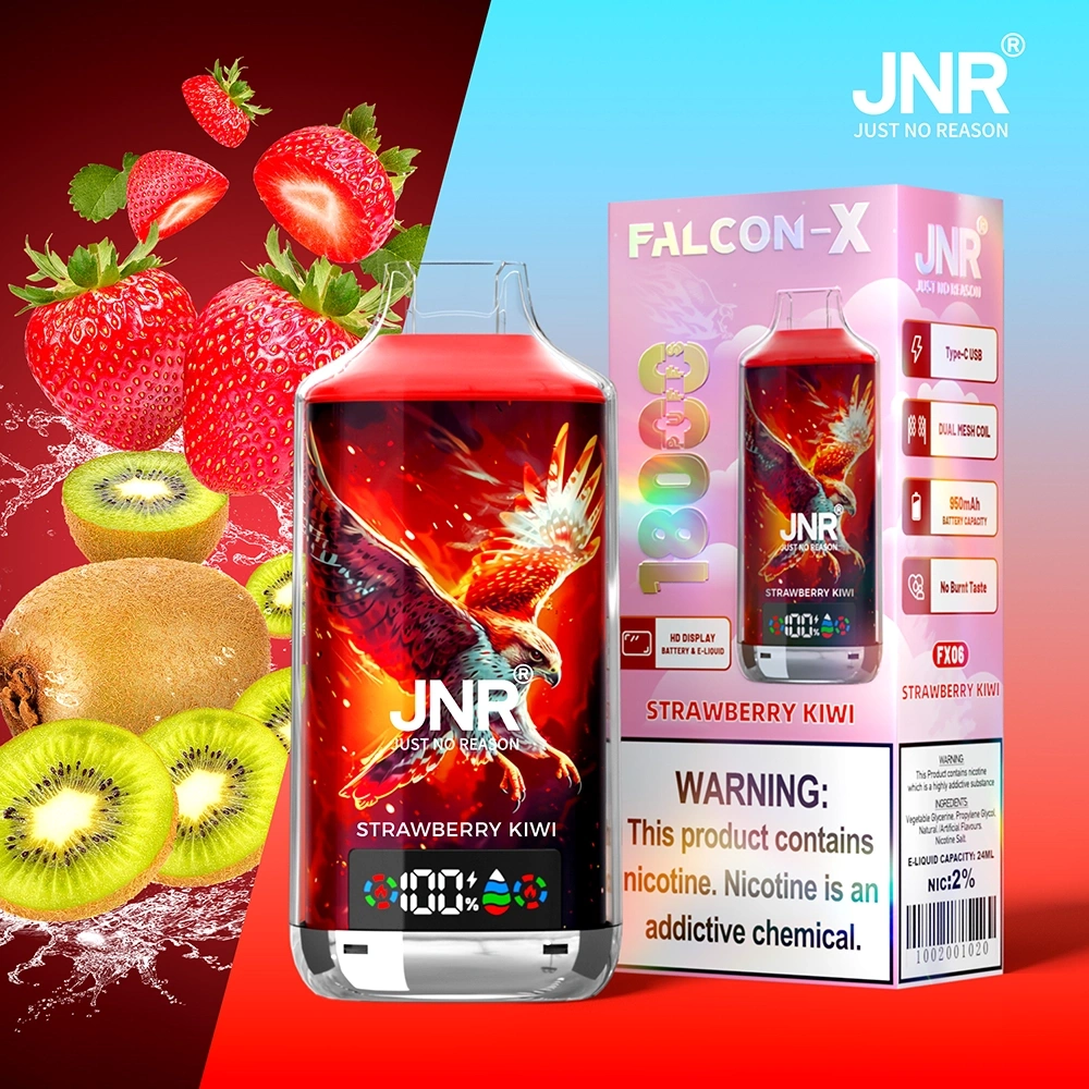 JNR Falcon X Disposable Vape 18k Puffs 0/20/50mg (CN Warehouse)