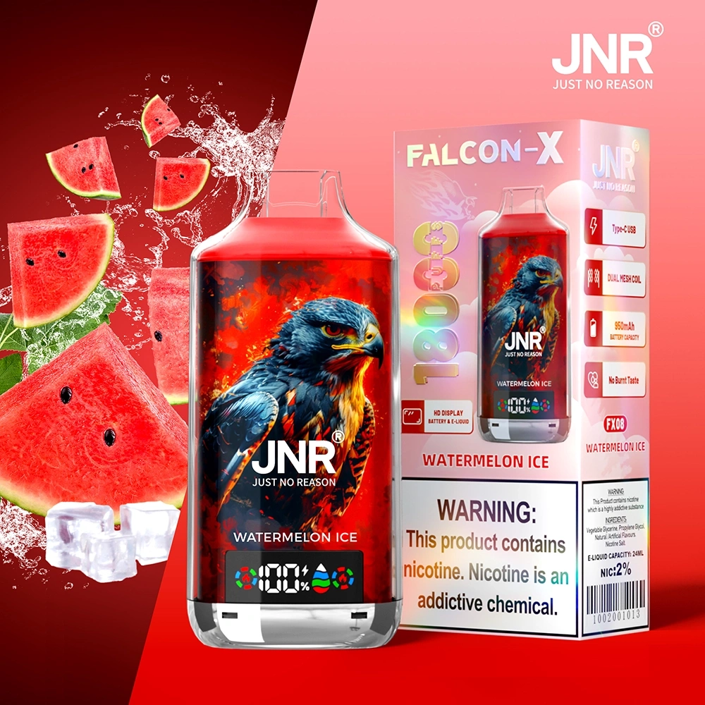 JNR Falcon X Disposable Vape 18k Puffs 0/20/50mg (CN Warehouse)