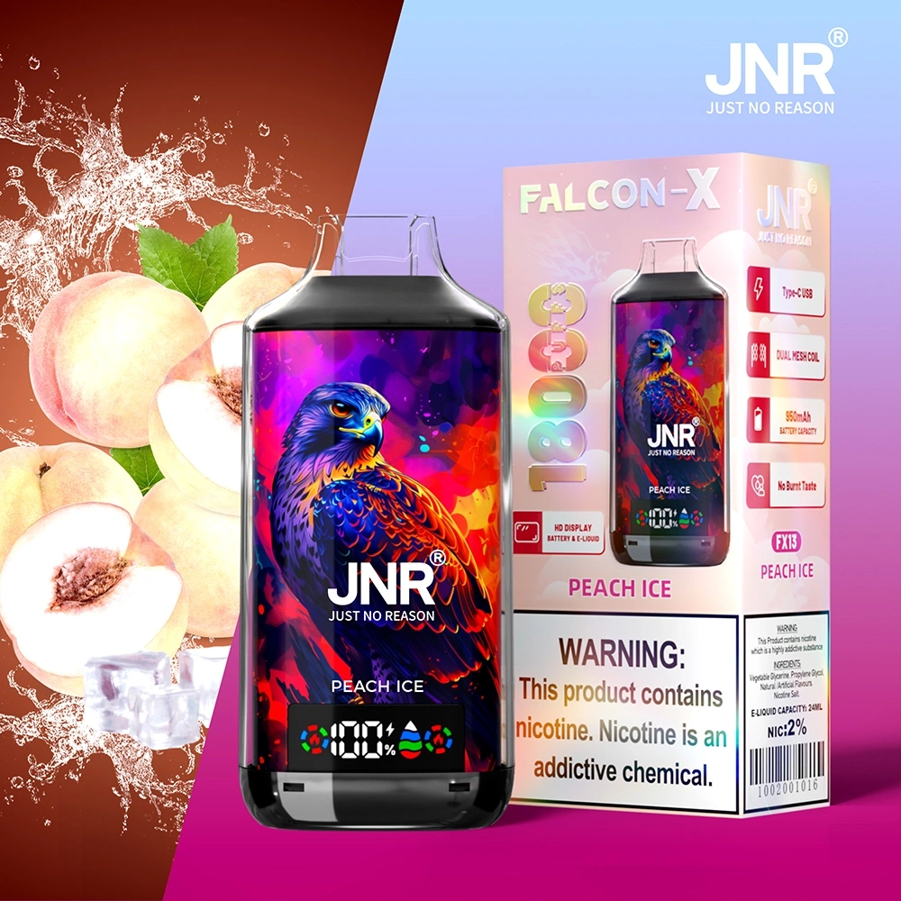 JNR Falcon X Disposable Vape 18k Puffs 0/20/50mg (CN Warehouse)