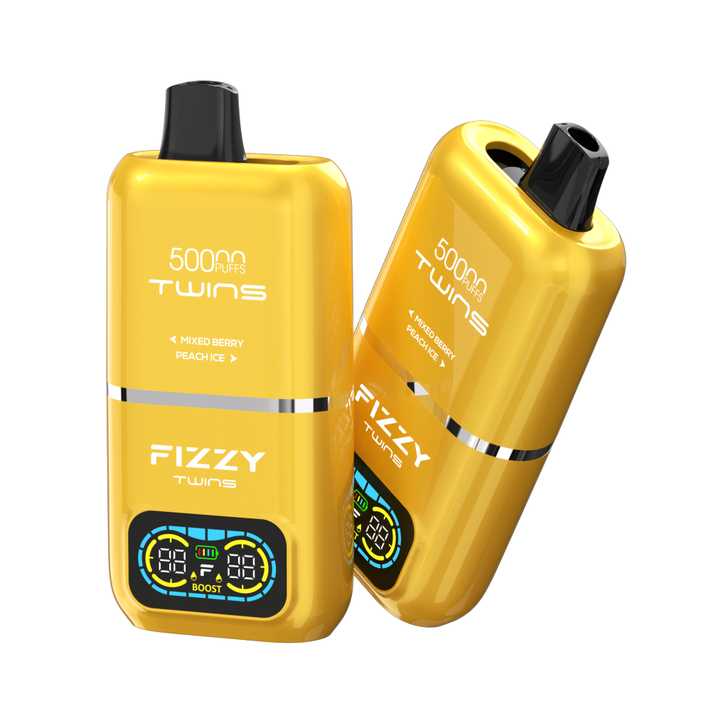 Fizzy Twins 2 in 1 Disposable Vape 50k Puffs 20/50mg (CN Warehouse)