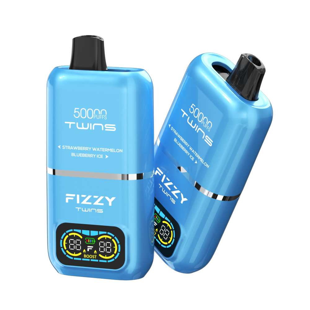 Fizzy Twins 2 in 1 Disposable Vape 50k Puffs 20/50mg (CN Warehouse)