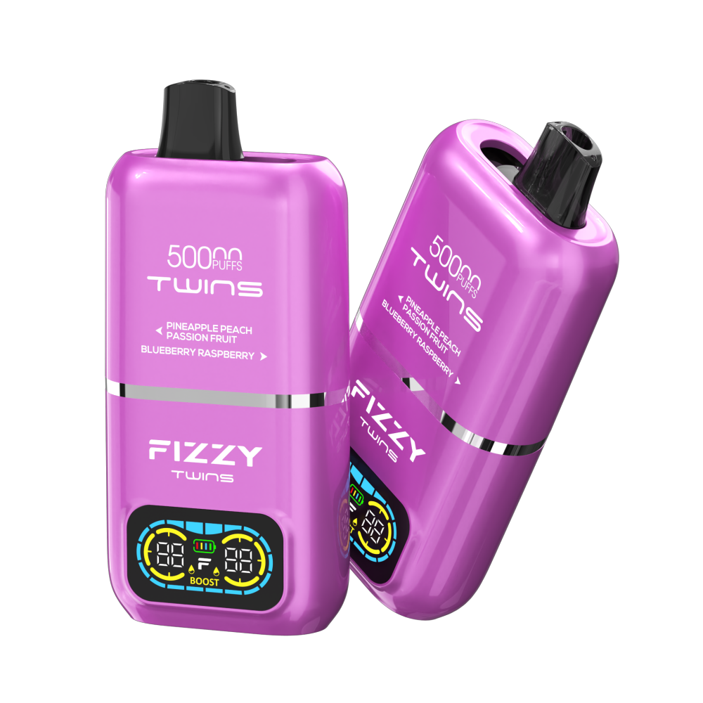 Fizzy Twins 2 in 1 Disposable Vape 50k Puffs 20/50mg (CN Warehouse)