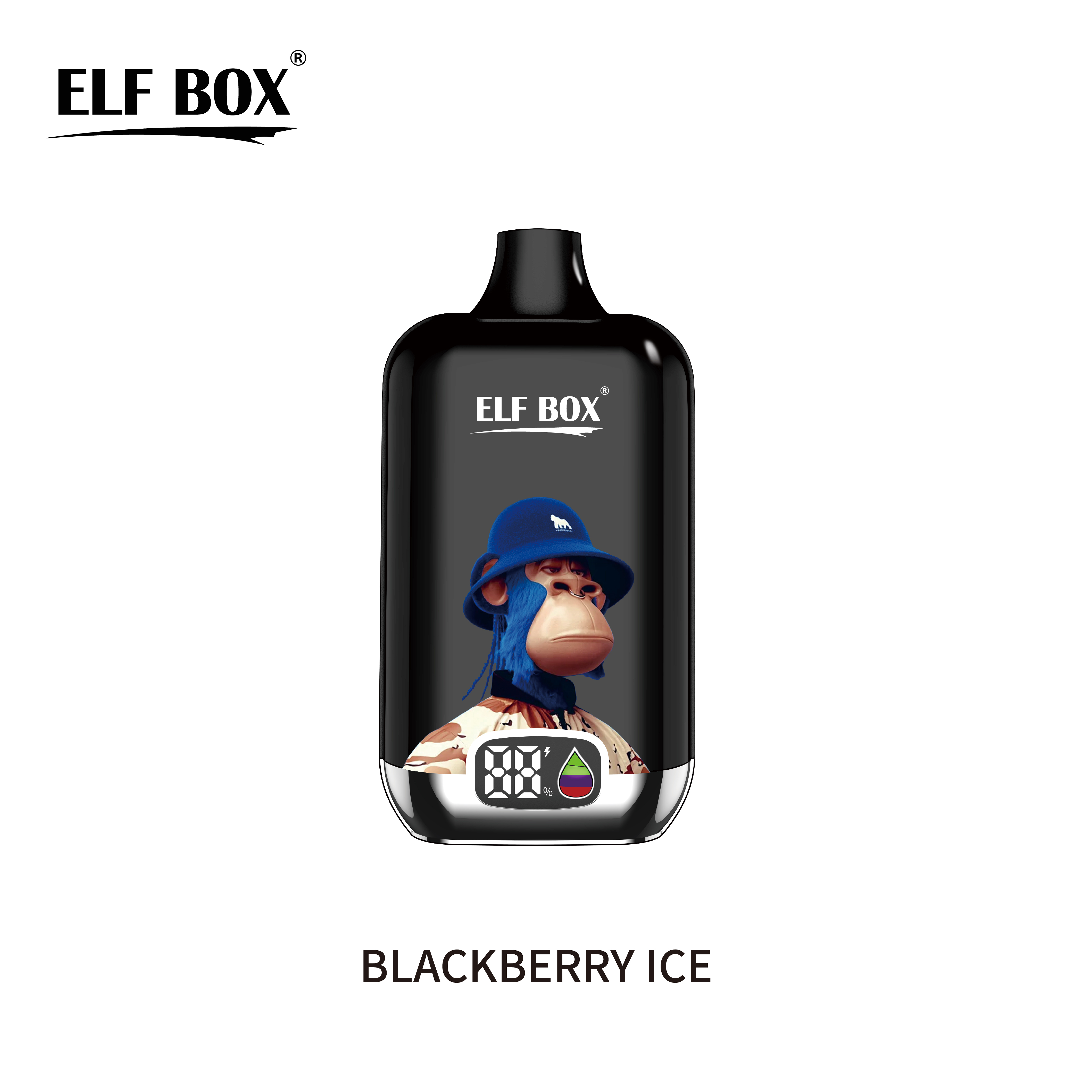 Elf Box Digital 12000 Puffs Disposable Vape 0/20/50mg (CN Warehouse)