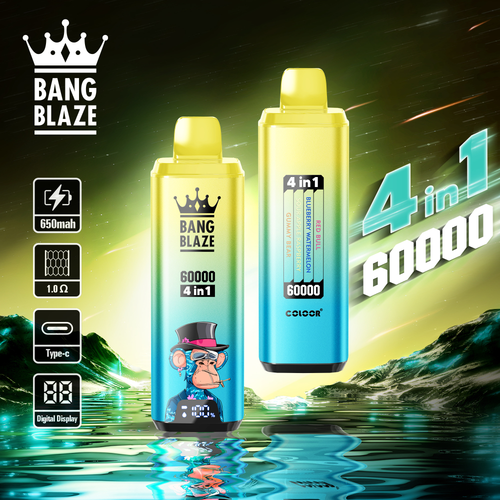 Bang Blaze 4 IN 1  Disposable Vape 60k Puffs (CN Warehouse)