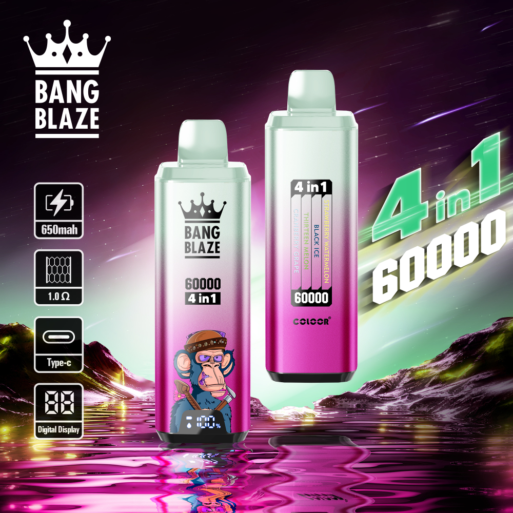 Bang Blaze 4 IN 1  Disposable Vape 60k Puffs (CN Warehouse)