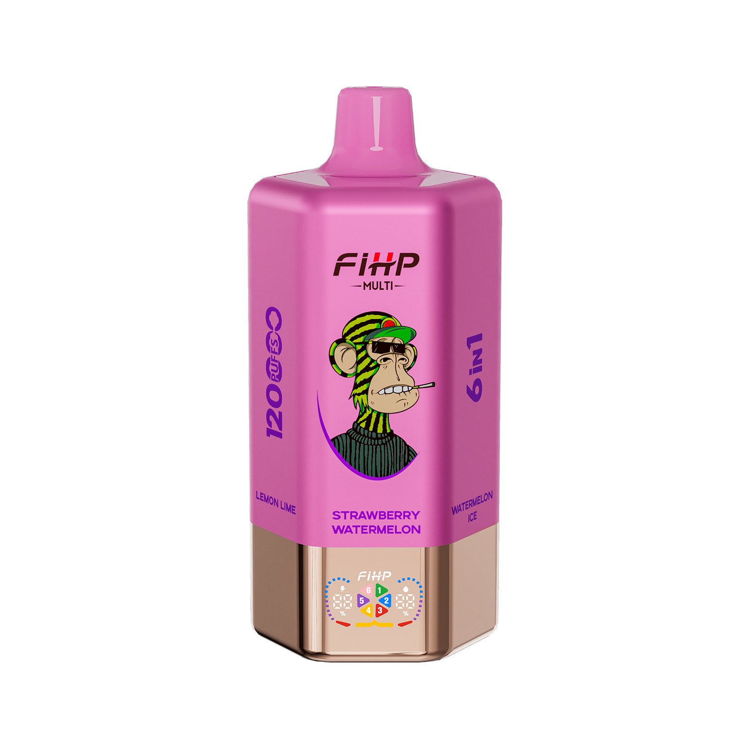 FIHP 6 IN 1 Disposable Vape 120k Puffs 20/50mg (CN Warehouse)