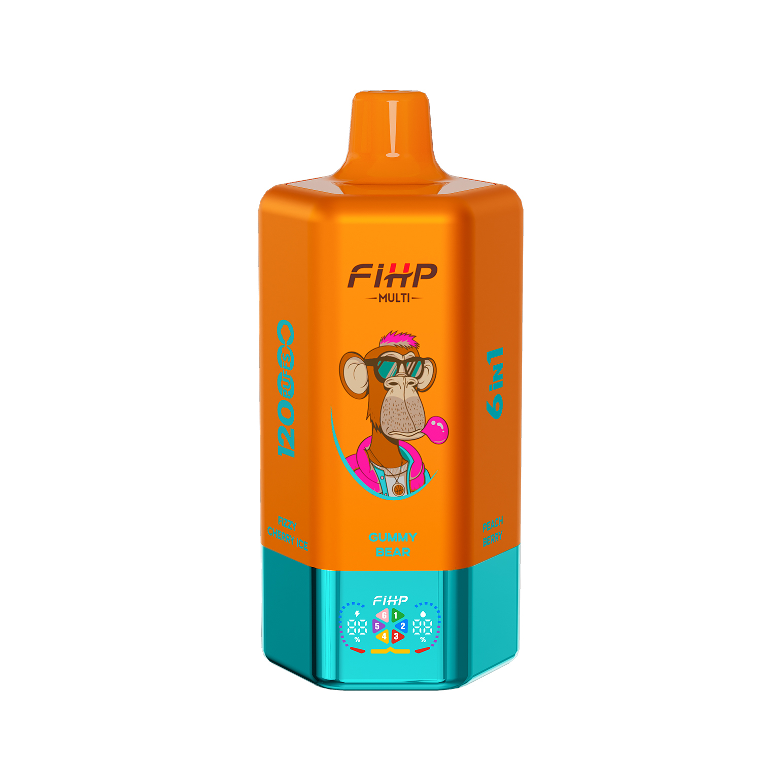 FIHP 6 IN 1 Disposable Vape 120k Puffs 20/50mg (CN Warehouse)