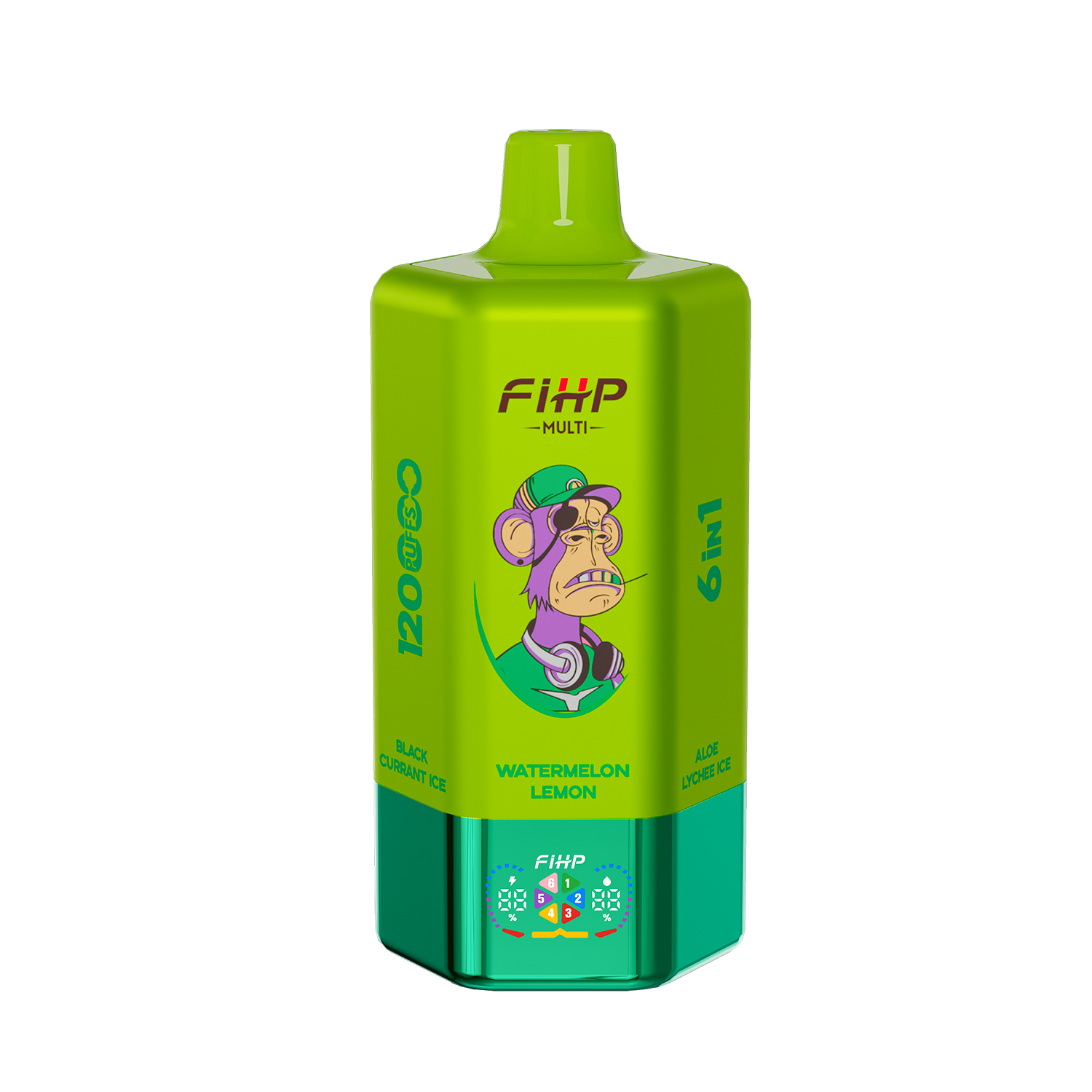 FIHP 6 IN 1 Disposable Vape 120k Puffs 20/50mg (CN Warehouse)