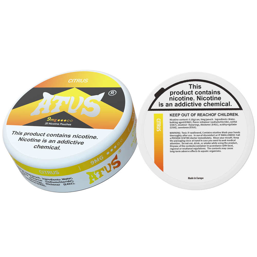 ATVS Nicotine Pouches 9mg