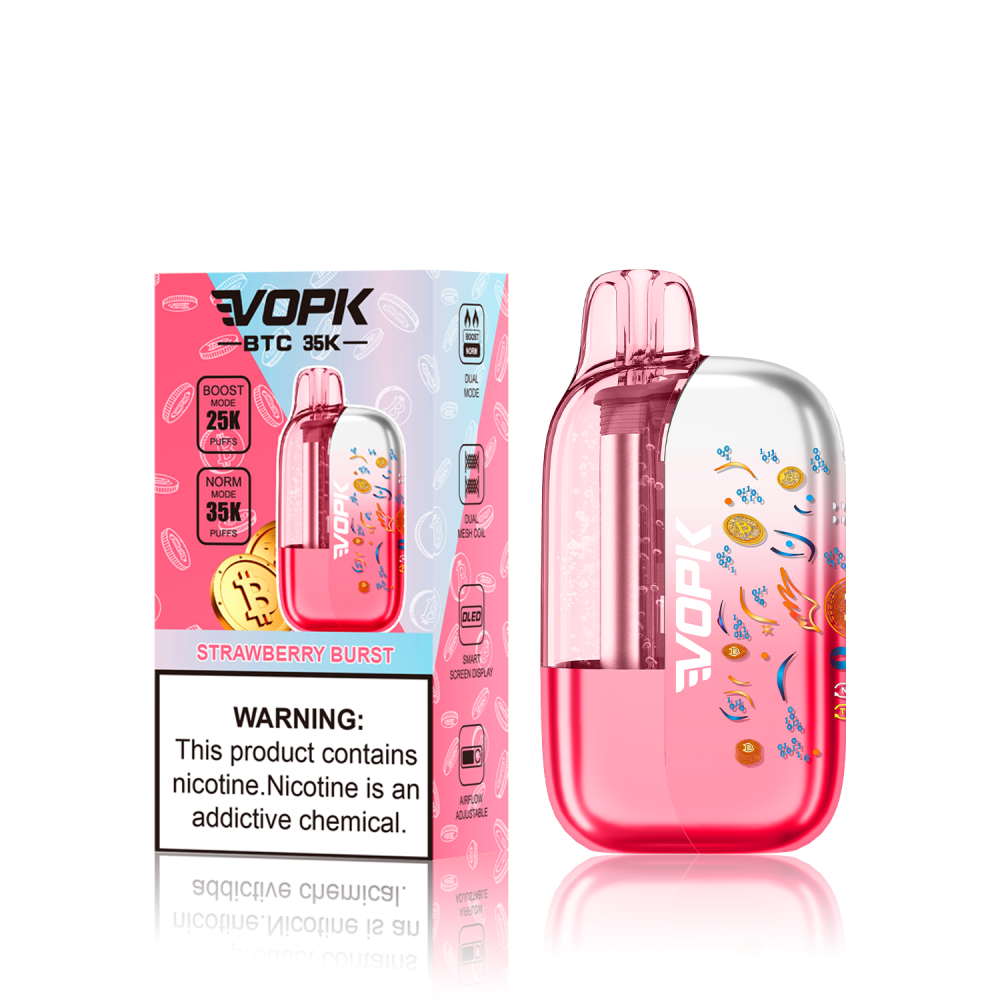 VOPK BTC 25K/35K Dual Mode  Disposable Vape 50mg (CN Warehouse)