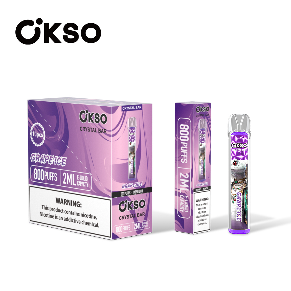 OKSO Crystal Bar 800 Puffs Disposable Vape