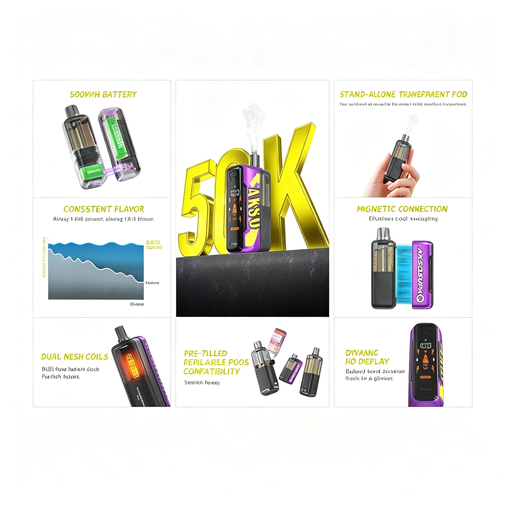 Akso Supa Q Prefilled Pod System Kit