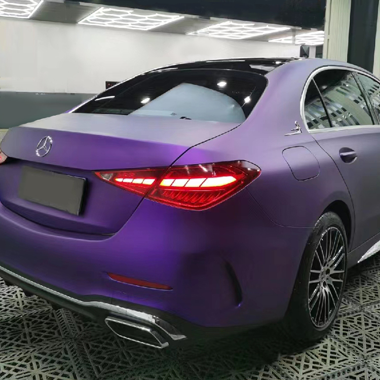 Matte surface electroplating metal purple