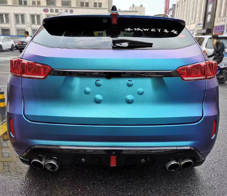 Matte Purple Charm Blue