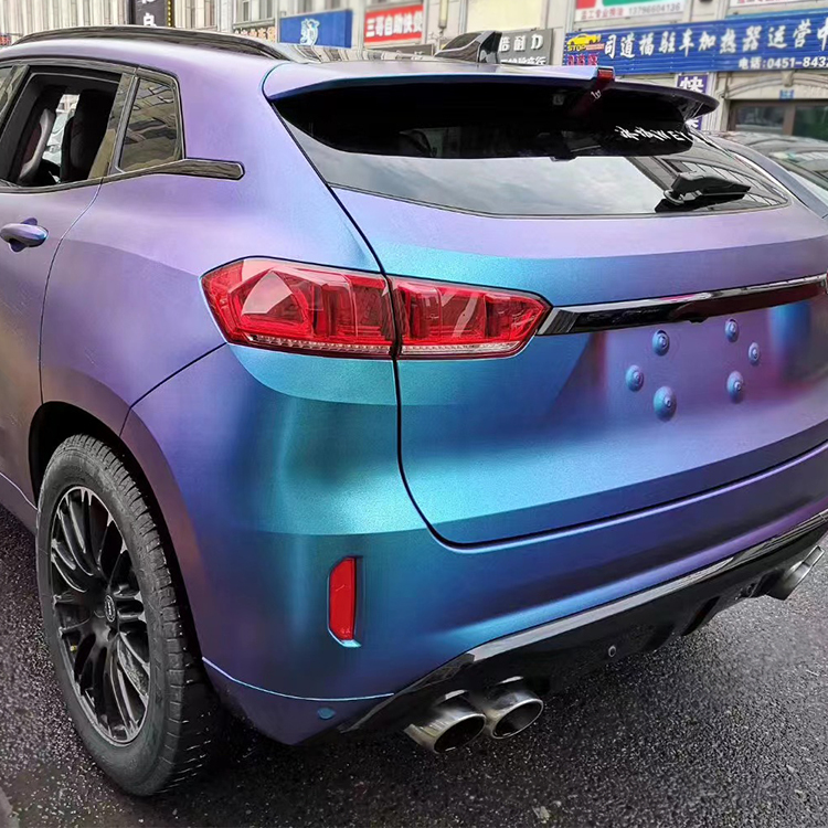 Matte Purple Charm Blue