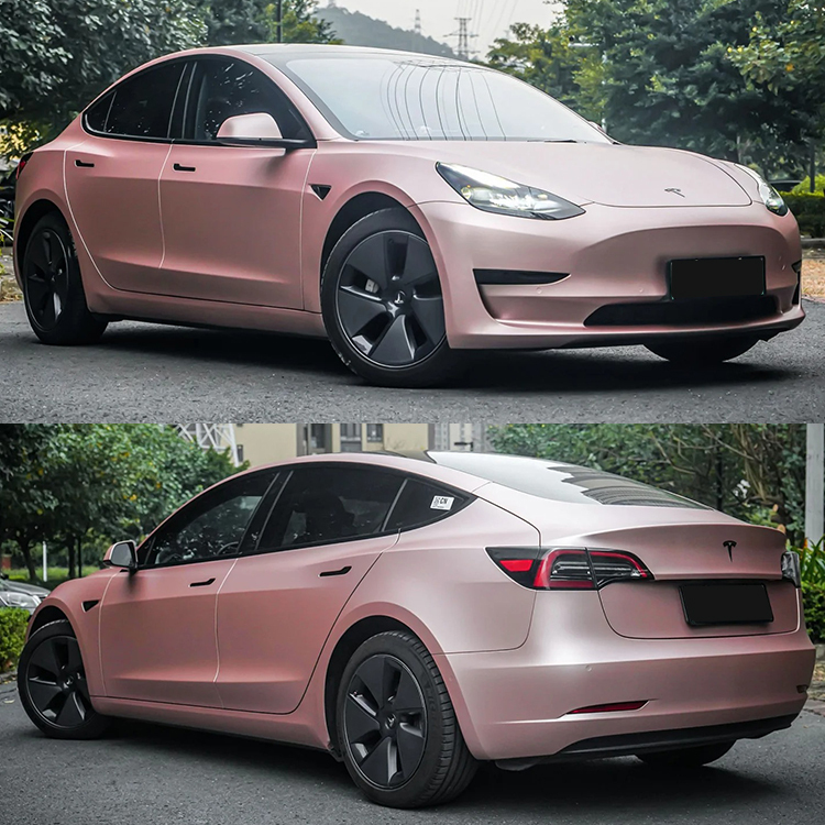 PET Satin Rose Gold(Tesla)
