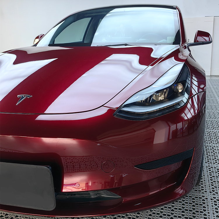 PET Liquid Metal Dragon Blood Red