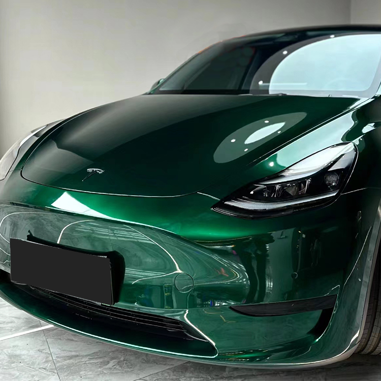PET Liquid Metal Agate Green