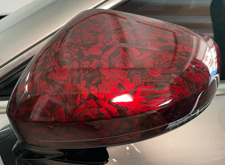 PET Diamond Carbon Steel Red