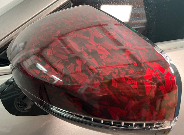 PET Diamond Carbon Steel Red