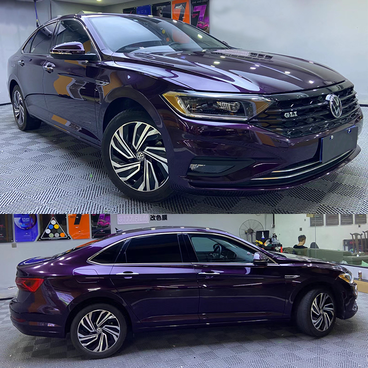 PET Liquid Metal Deep Purple