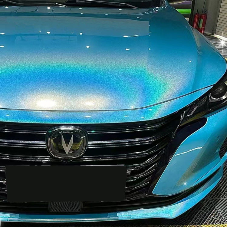 PET Colorful Laser Miami Blue