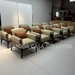 Modern Upholstery Living Room Furniture Living Room Villa Office armsofa High End Exclusive Luxury Home Tufted Armsofa