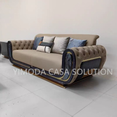 Modern Villa Hotel Sofa 1123 seater sofa set with Decor for Apartment Lounge Hotel or Villa Living Room Sofa
