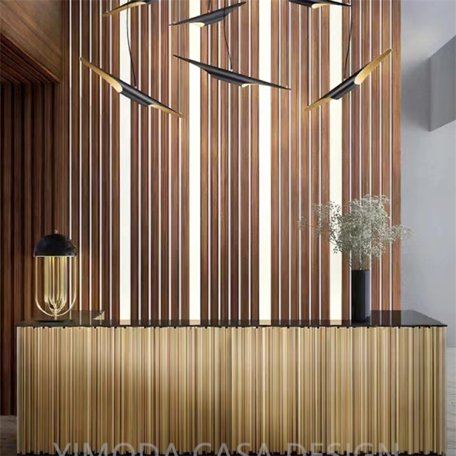 Customized High End Luxury High Gloss Golden Stainless Steel Bronze color Luxury Storage buffet cabinet Dining Sideboard Cabinet