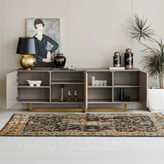 Modern Luxury beige golden Sideboard Cabinet for Dining Room Home Furniture Luxury Design Sideboard Buffet Cabinet